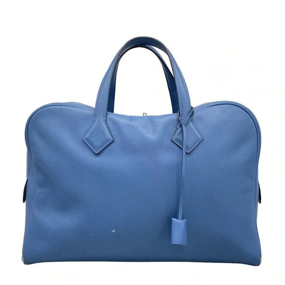 HERMES Handbags - HERMES Victoria 2 12H Azur EverGrain - C Business Bag